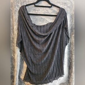 Shein sheer top. 4xl. Black.